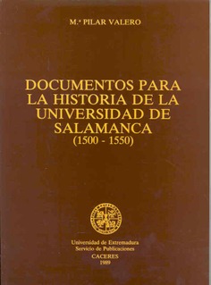 Documento para la historia de la Universidad de Salamanca