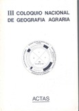 III Coloquio nacional de geografía agraria en Extremadura