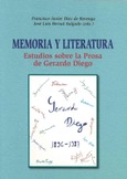 Memoria y Literatura.  Estudios sobre la prosa de Gerardo Diego