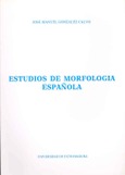 Estudios de morfología española