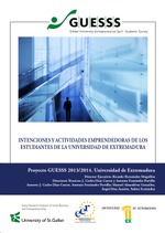 Guesss. Intenciones y actividades emprendedoras de los estudiantes de la Universidad de Extremadura