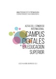 Actas del i congreso internacional campus digitales en educación superior