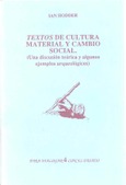 Portada de: Textos de cultura material y cambio social