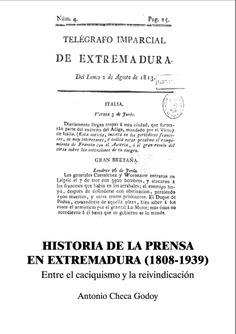 Historia de la prensa en Extremadura (1808-1939)