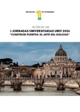 Actas de las I Jornadas Universitarias UNIV 2026 "construir puentes: el arte del diálogo"