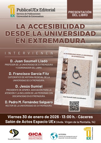 Presentación del libro "La accesibilidad desde la universidad de Extremadura"