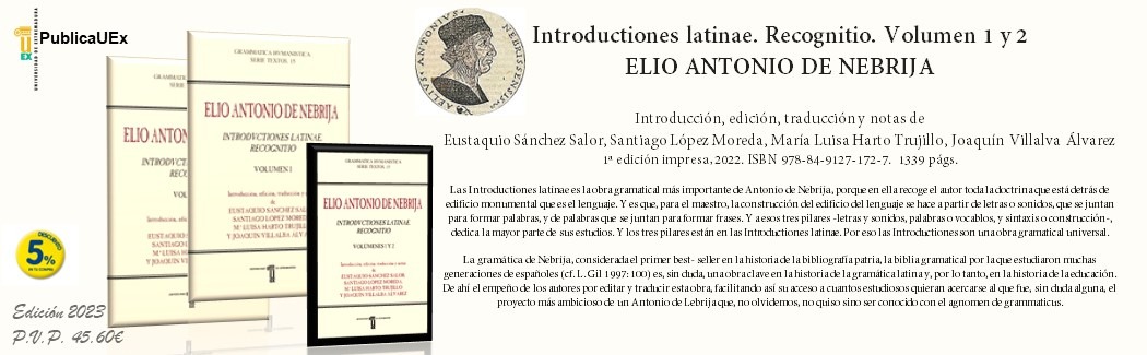 Introductiones latinae. Recognitio Volumen 1 y 2